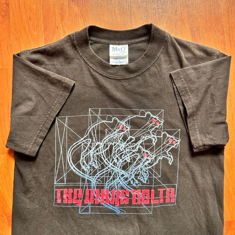 Vintage 2003 The Mars Volta band tour tee shirt Y2K